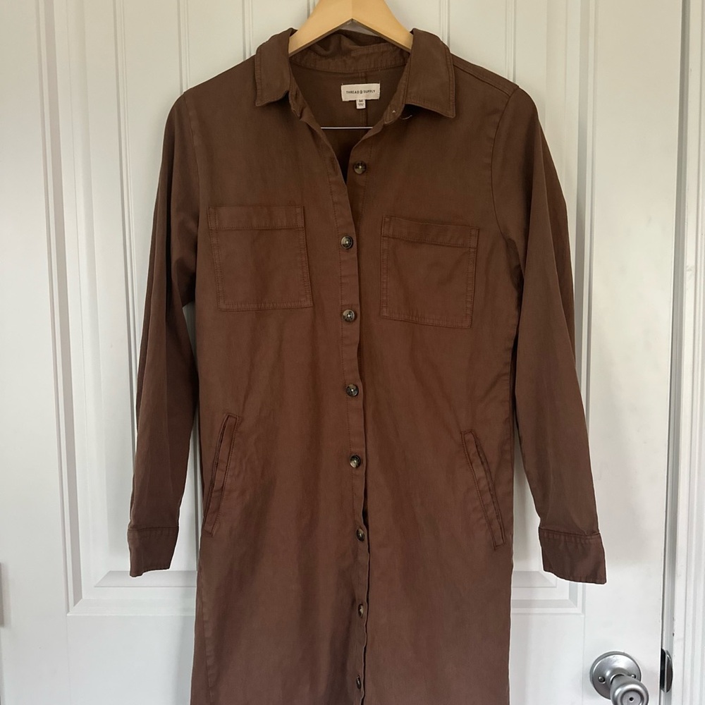 Thread & Supply button up dress